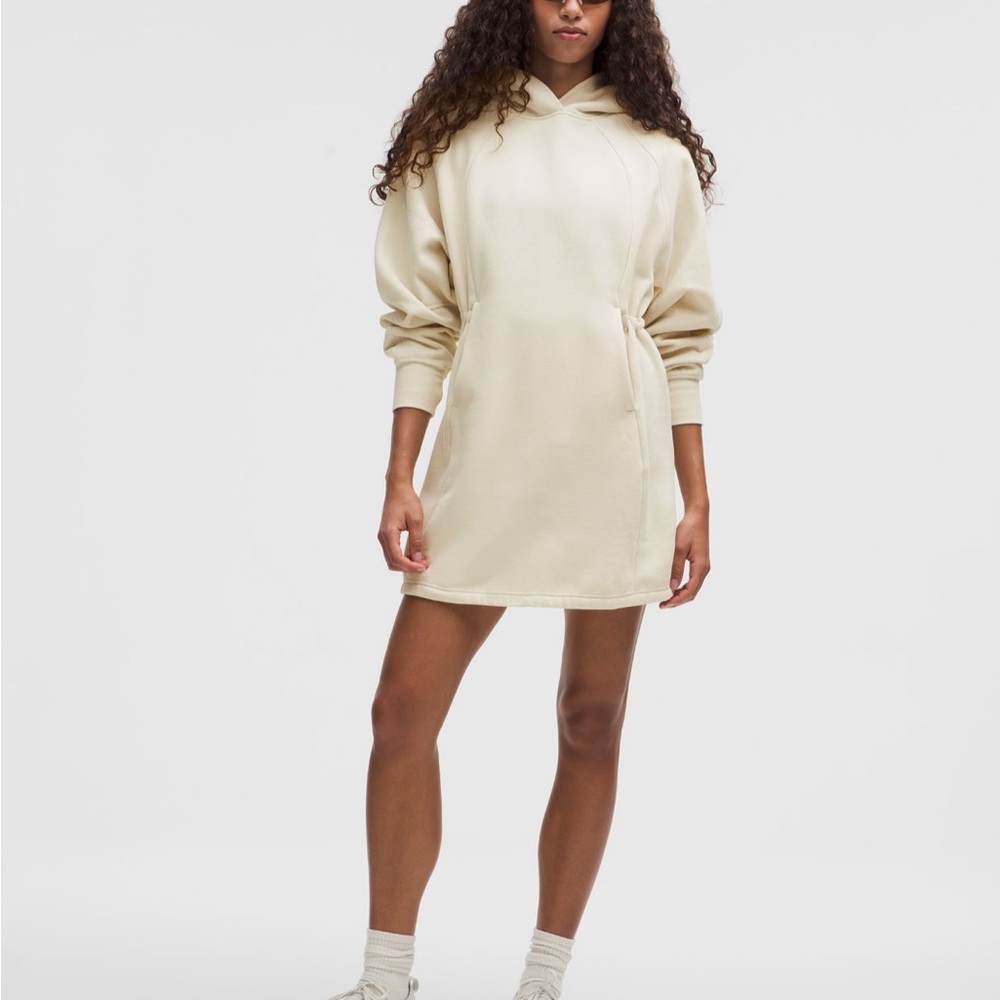 lululemon athletica Cream Long Sleeve Dress